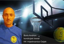 Boris Andrlon postao kondicijski trener KK Vrijednosnice Osijek